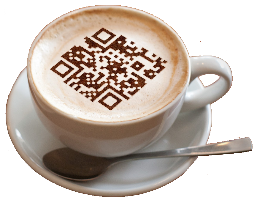 QR kód cappuccino